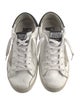 Golden Goose Leather Printed Sneakers
