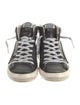 Golden Goose Leather Studded Accents Sneakers