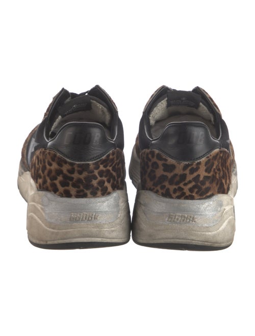 Golden Goose Ponyhair Animal Print Sneakers