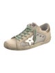 Golden Goose Leather Printed Sneakers