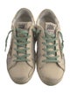 Golden Goose Leather Printed Sneakers