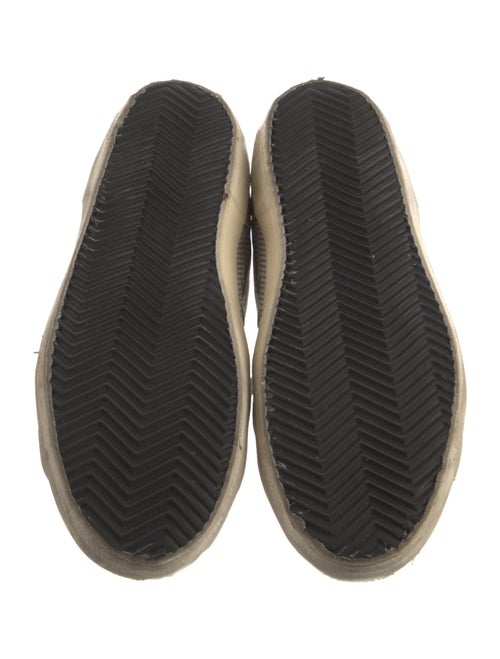 Golden Goose Leather Printed Sneakers