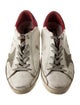 Golden Goose Leather Printed Sneakers