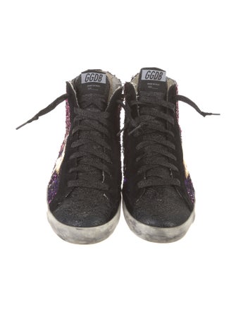 Golden Goose Sequins Printed Sneakers