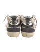 Golden Goose Leather Animal Print Sneakers