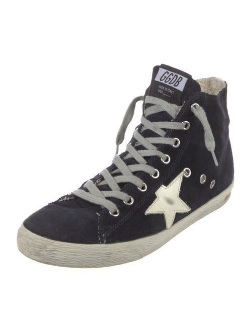 Golden Goose Suede Printed Sneakers