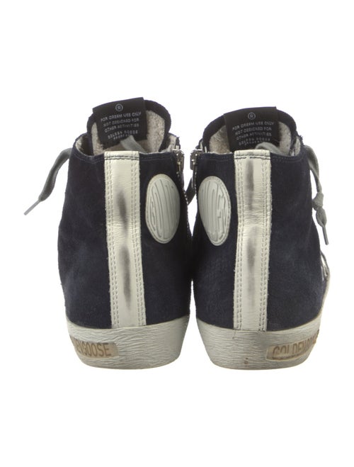 Golden Goose Suede Printed Sneakers