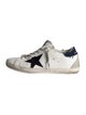 Golden Goose Leather Colorblock Pattern Sneakers