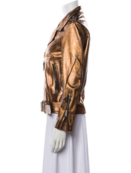 Golden Goose Leather Biker Jacket