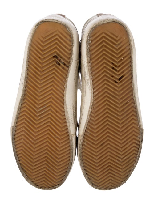 Golden Goose Leather Printed Sneakers