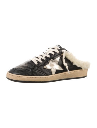 Golden Goose Leather Distressed Accents Sneakers