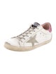 Golden Goose Leather Printed Sneakers