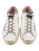 Golden Goose Leather Printed Sneakers