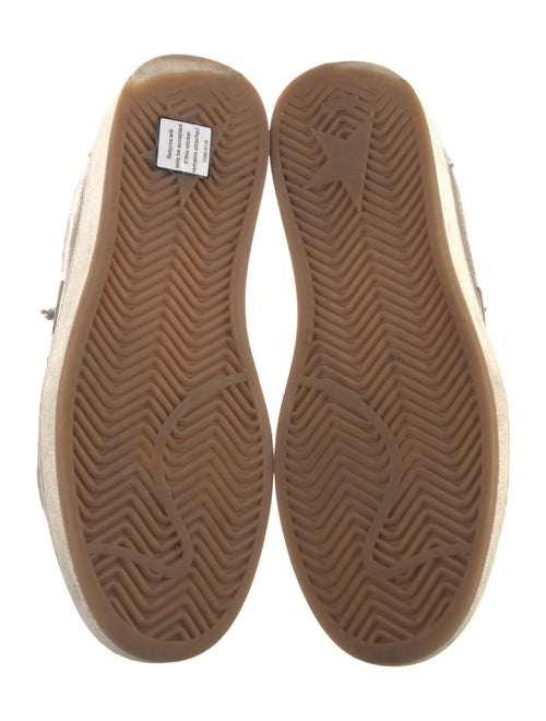 Golden Goose Leather Printed Sneakers
