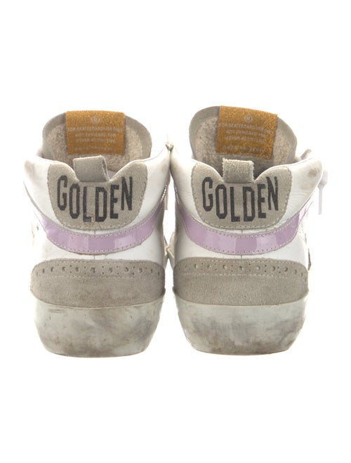 Golden Goose Suede Animal Print Sneakers