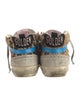 Golden Goose Ponyhair Animal Print Sneakers