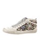 Golden Goose Ponyhair Animal Print Sneakers