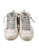 Golden Goose Ponyhair Animal Print Sneakers