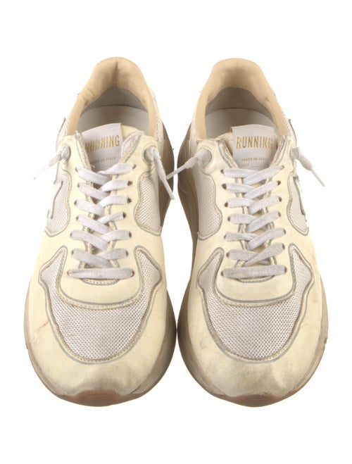 Golden Goose Mesh Distressed Accents Sneakers