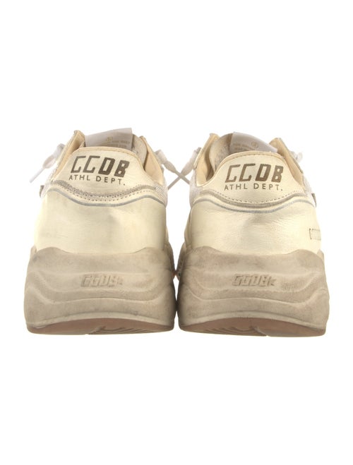 Golden Goose Mesh Distressed Accents Sneakers