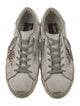 Golden Goose Leather Printed Sneakers