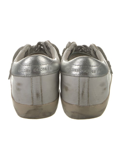 Golden Goose Leather Printed Sneakers