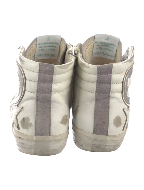 Golden Goose Leather Distressed Accents Sneakers