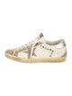 Golden Goose Leather Printed Sneakers