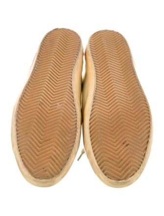 Golden Goose Leather Printed Sneakers