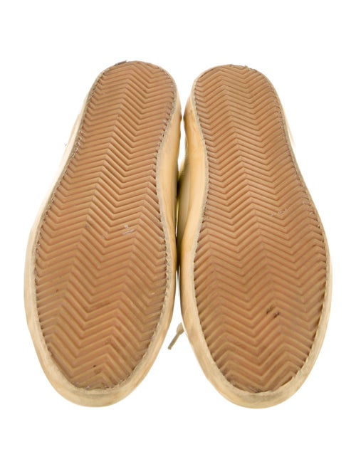 Golden Goose Leather Printed Sneakers
