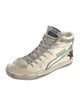 Golden Goose Leather Distressed Accents Sneakers