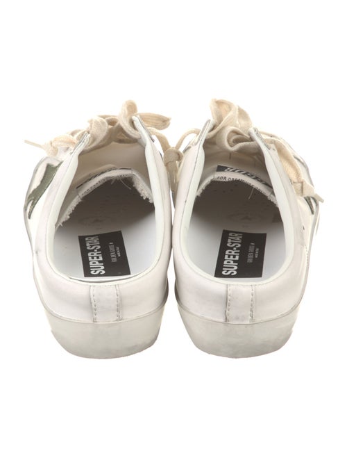 Golden Goose Leather Printed Sneakers