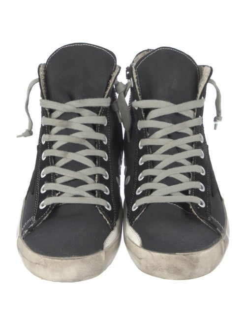 Golden Goose Canvas Distressed Accents Sneakers