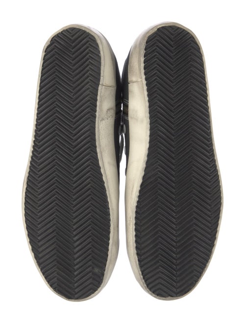 Golden Goose Canvas Distressed Accents Sneakers