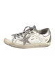 Golden Goose Leather Printed Sneakers