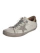 Golden Goose Leather Printed Sneakers
