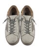 Golden Goose Leather Printed Sneakers