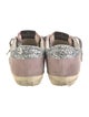 Golden Goose Glitter Printed Sneakers