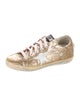 Golden Goose Glitter Printed Sneakers