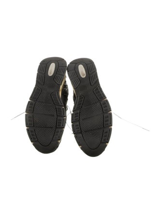 Golden Goose Leather Printed Athletic Sneakers