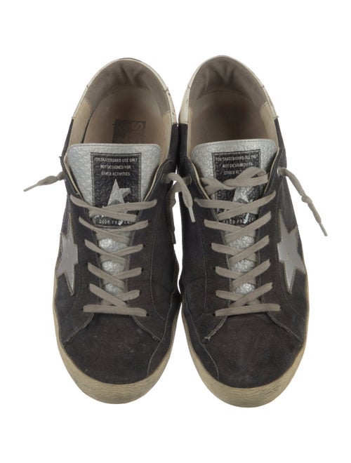 Golden Goose Suede Distressed Accents Sneakers