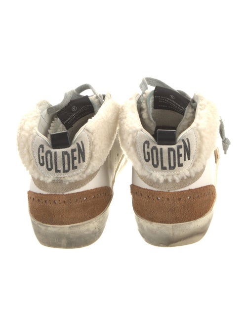 Golden Goose Leather Colorblock Pattern Sneakers