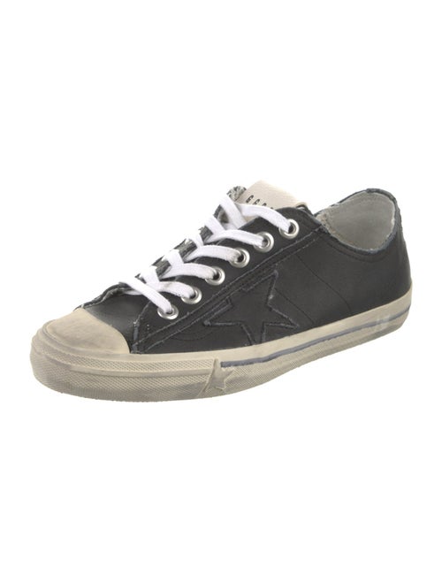 Golden Goose Leather Distressed Accents Sneakers
