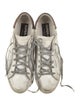 Golden Goose Leather Distressed Accents Sneakers
