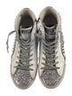 Golden Goose Leather Printed Sneakers