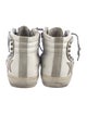 Golden Goose Leather Printed Sneakers