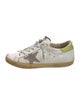 Golden Goose Leather Printed Sneakers