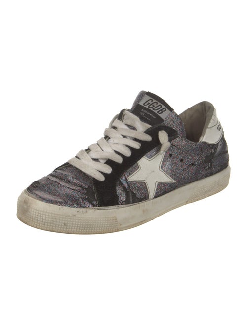 Golden Goose Suede Printed Sneakers