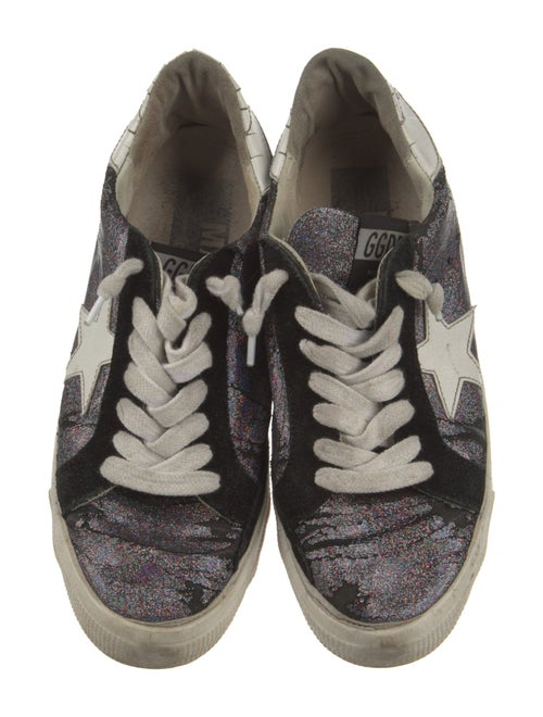 Golden Goose Suede Printed Sneakers