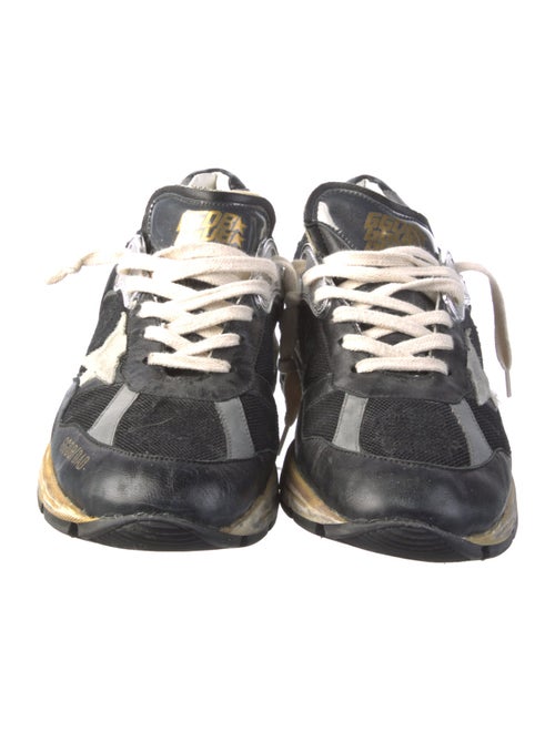 Golden Goose Leather Printed Sneakers